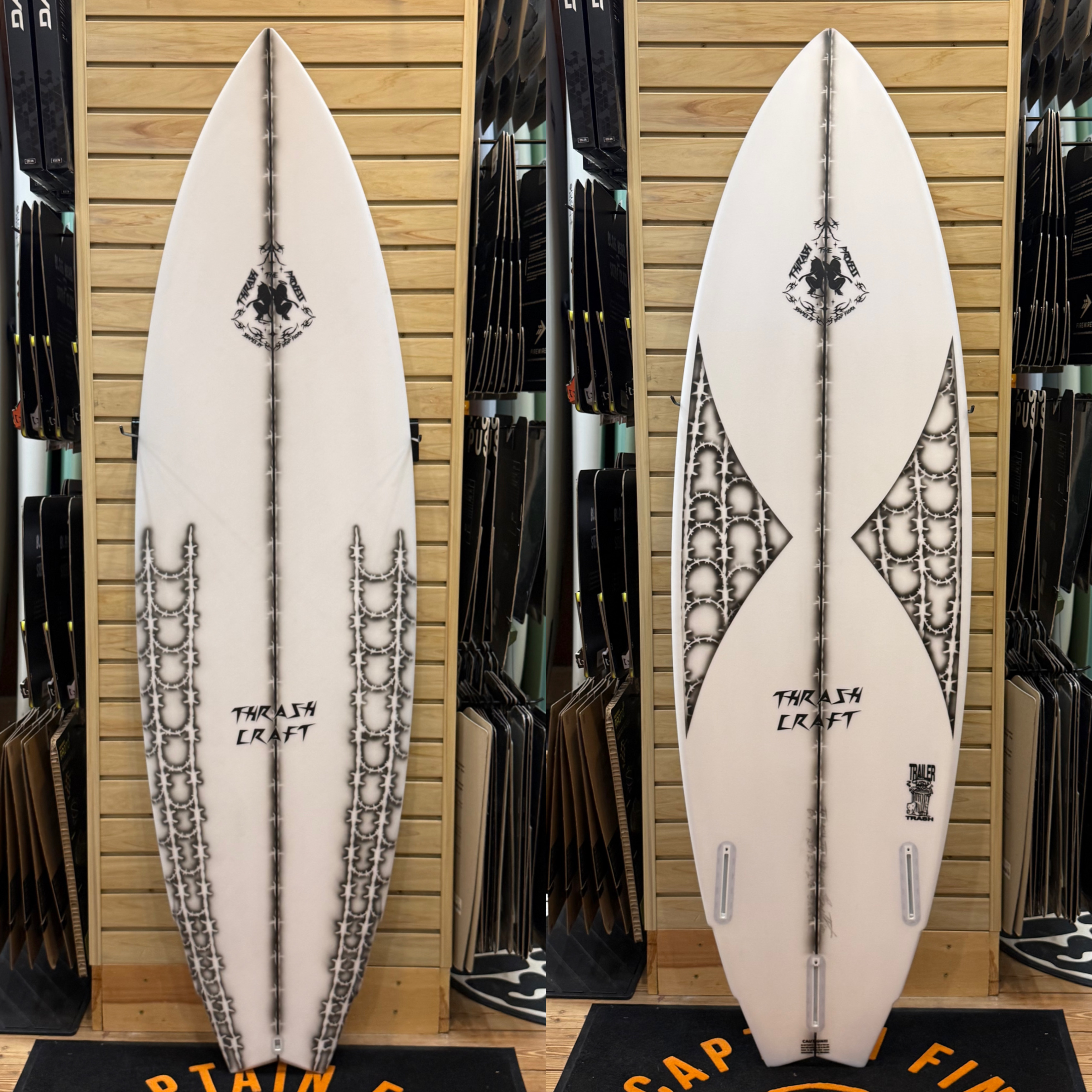 6'1 Trailer Trash  surfboard top photo